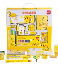 得力學(xué)生文具禮盒套裝 68885 皮卡丘系列