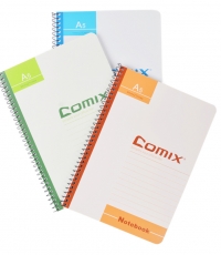 齊心C4514螺旋裝訂筆記本A5 50頁*12