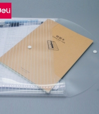 得力5502文件袋(透明)*10