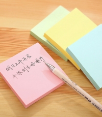 得力7737記事貼(混)76*76mm(包)*12