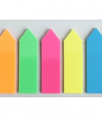 齊心D6019熒光膜箭頭指示標簽貼X5色*24