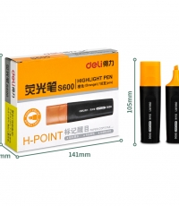 得力S600熒光筆橙*10
