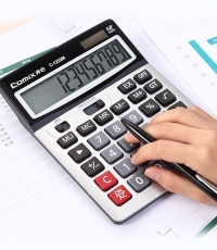 齊心C-1232M計算器大臺全能辦公*5