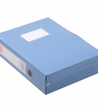 齊心A1250PP檔案盒A4 75MM 藍*24