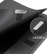 齊心A1248超省錢PP檔案盒A4 35mm黑*18