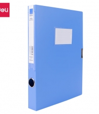 得力5622ES_35mm檔案盒(藍)*12