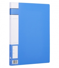齊心A602單強力文件夾 藍*20