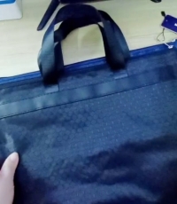 晨光手提式拉鏈袋（藍）ABB904K3