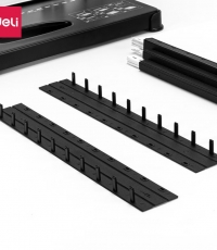 得力3830-10孔裝訂夾條300*17.5mm*100支