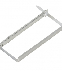 得力5549五金裝訂夾80MM(金屬色)(50套/盒)