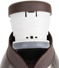 得力8964保溫壺(藍)1.6L玻璃內膽