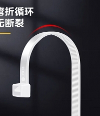 得力DL506152扎帶5x300mm (白)