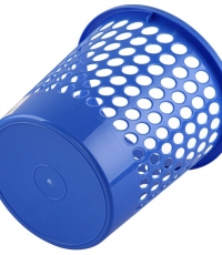 齊心L201圓形經(jīng)濟型紙簍藍色?245*250mm*10