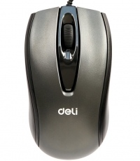 得力3716有線鼠標(biāo)(黑)