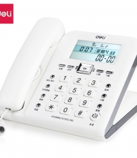 得力790電話機(白)