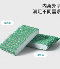 美麗雅含砂白色百潔布HC059450