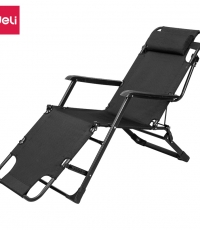 得力87141折疊椅(黑)