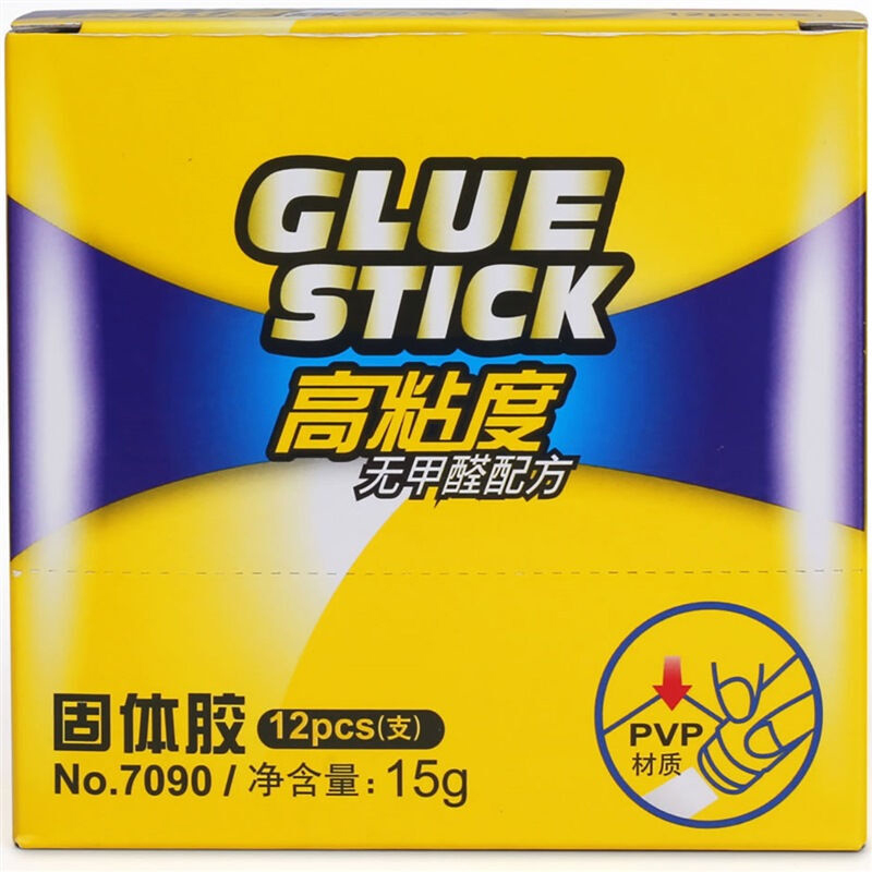 得力(deli)15g高粘度PVP固體膠水/膠棒 無甲醛配方 單支裝 辦公用品 7090
