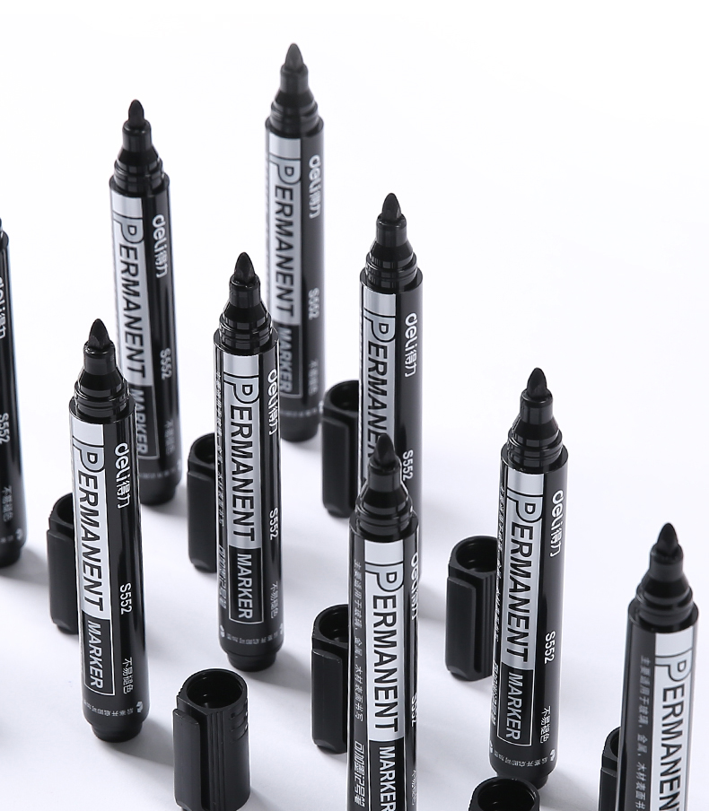 得力（deli） 可加墨水記號筆/物流大頭筆/簽到筆 S632記號筆墨水(紅)